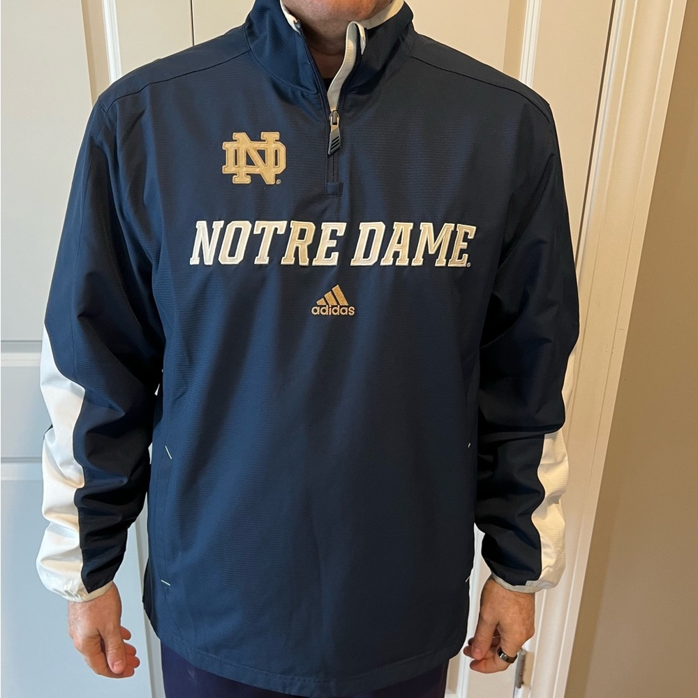 Notre Dame Adidas Pullover Jacket